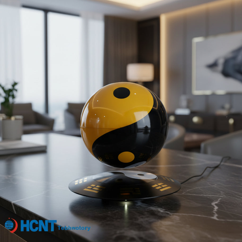 Levitating Yin Yang Floating Magnetic Desk Light