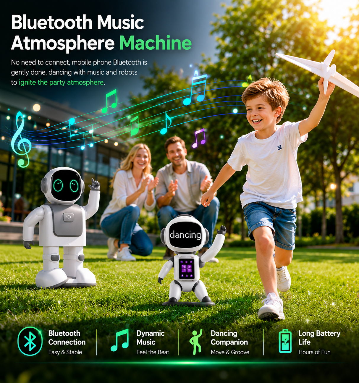 Spaceman Bluetooth Dancing Robot Toy
